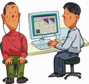 補聴器の調整