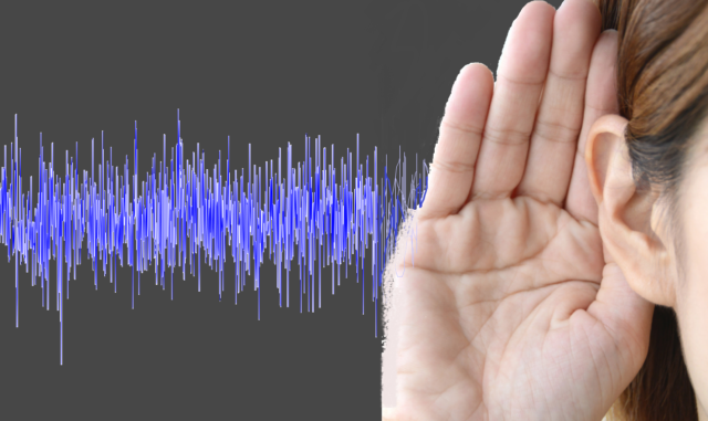 ノイズが聞こえる様子