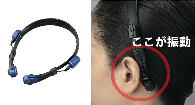 ヘッドバンド型骨導補聴器