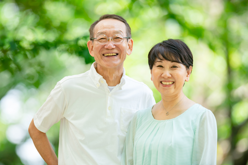 喜ぶご夫婦の様子