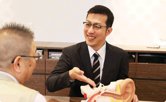 聞こえについて何でもご相談下さい。